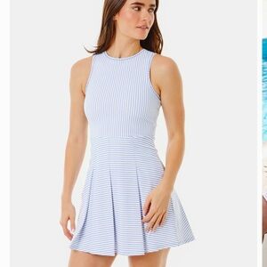 Addison Bay Blue and White Striped Dress